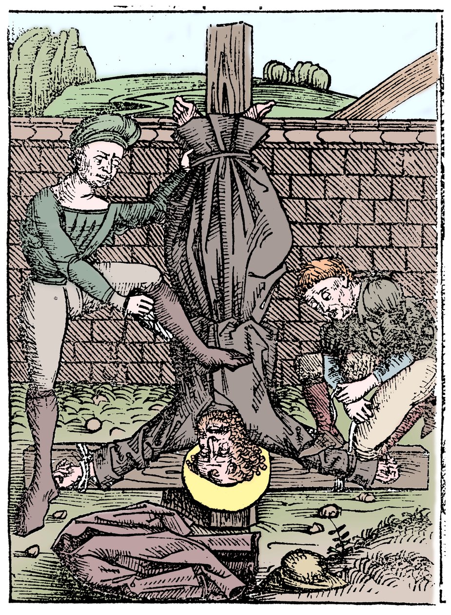 Martyrdom of St Peter, Rome, c64 by Unbekannt