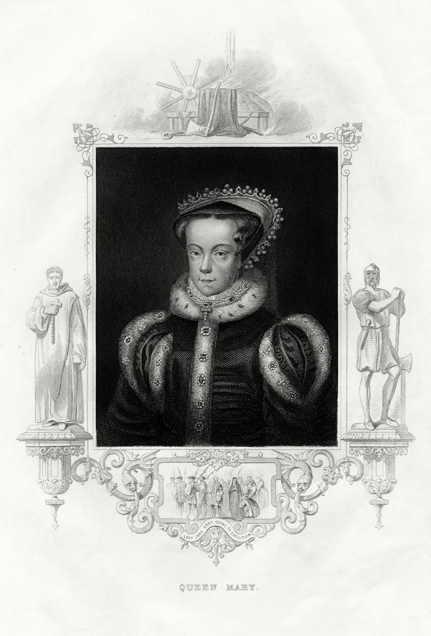 Mary I 1516-1558, also known as Mary Tudor by Unbekannt