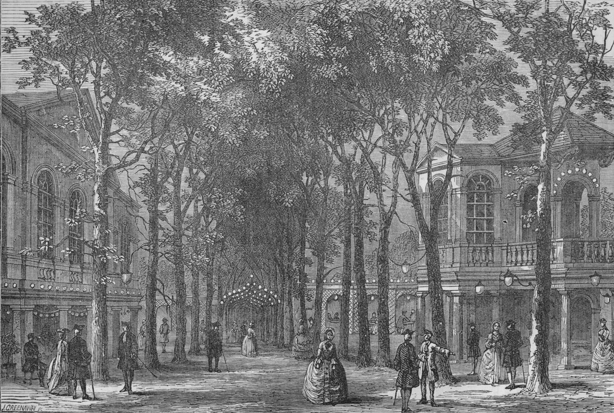 Marylebone Gardens, Westminster, London, 1870-1878 by Unbekannt