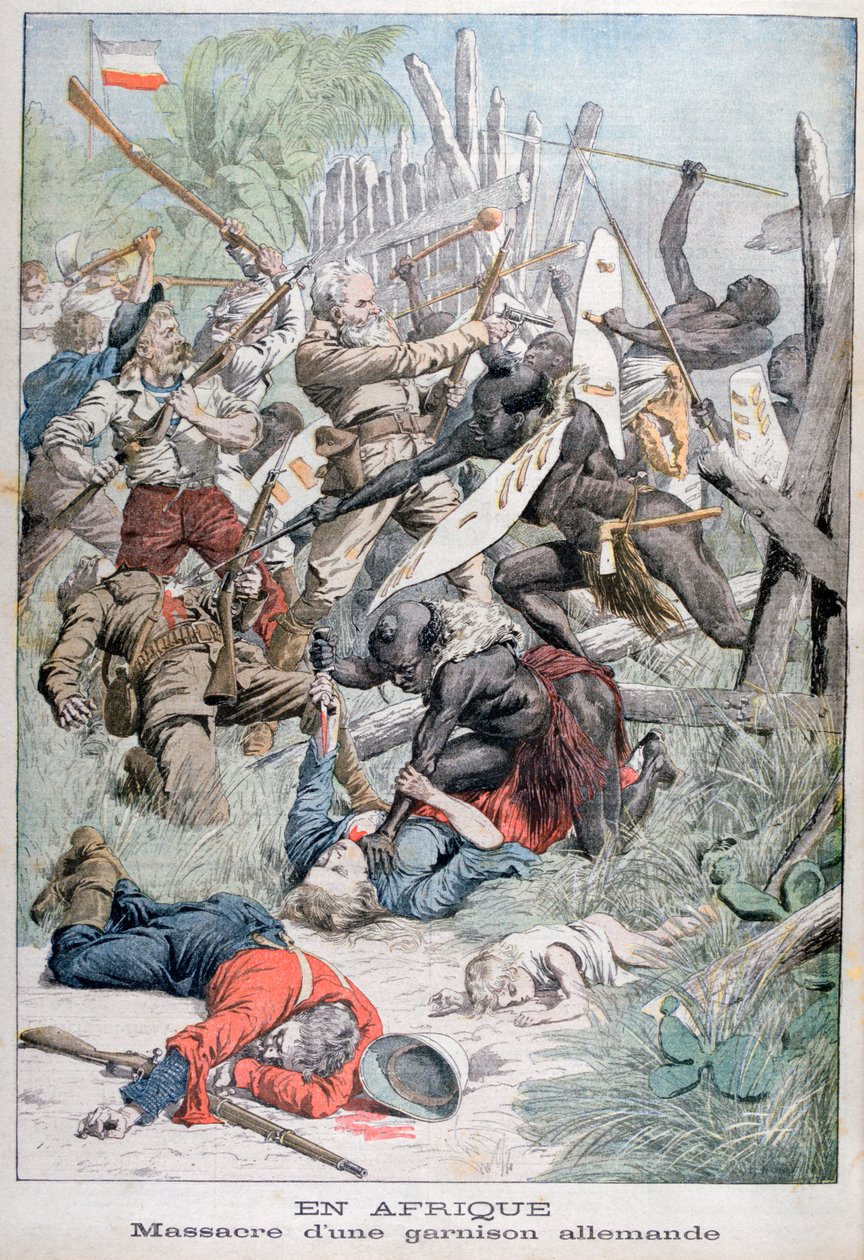 Massacre of a German Garrison in Damaraland, South-West Africa by Unbekannt