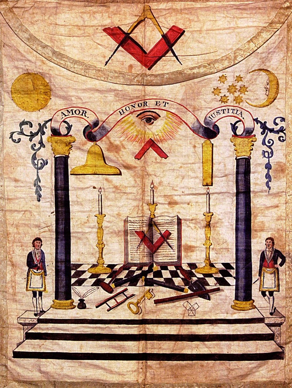 Master Mason Apron, 18th Century by Unbekannt