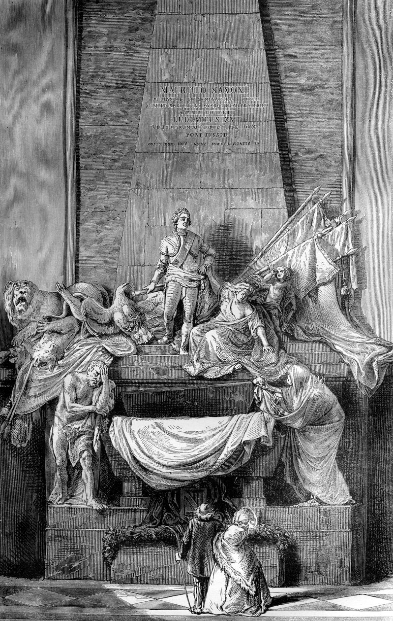 Mausoleum of Marshal de Saxe, Church of St Thomas, Strasbourg, France by Unbekannt