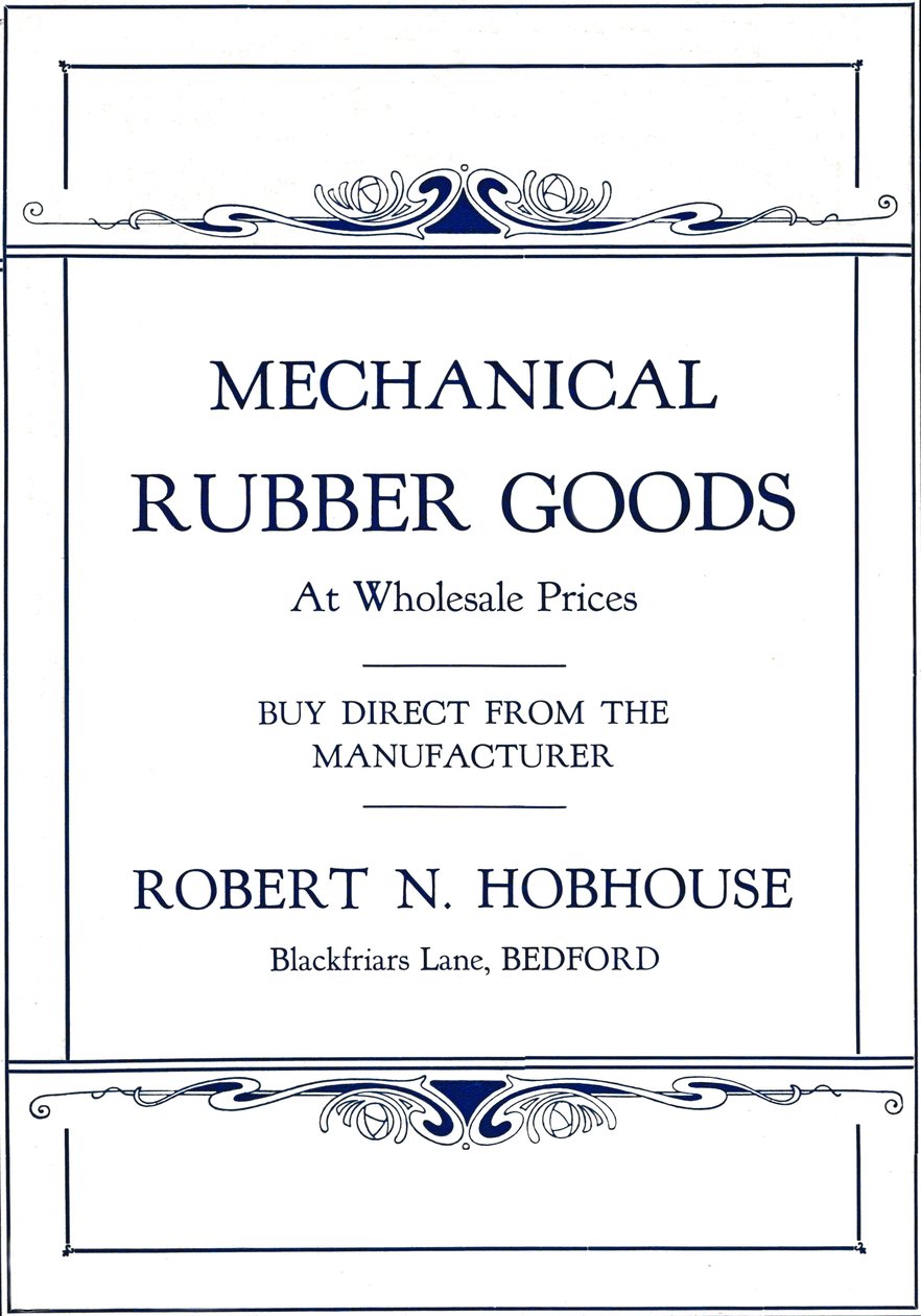 Mechanical Rubber Goods - Robert N. Hobhouse advert, 1916 by Unbekannt