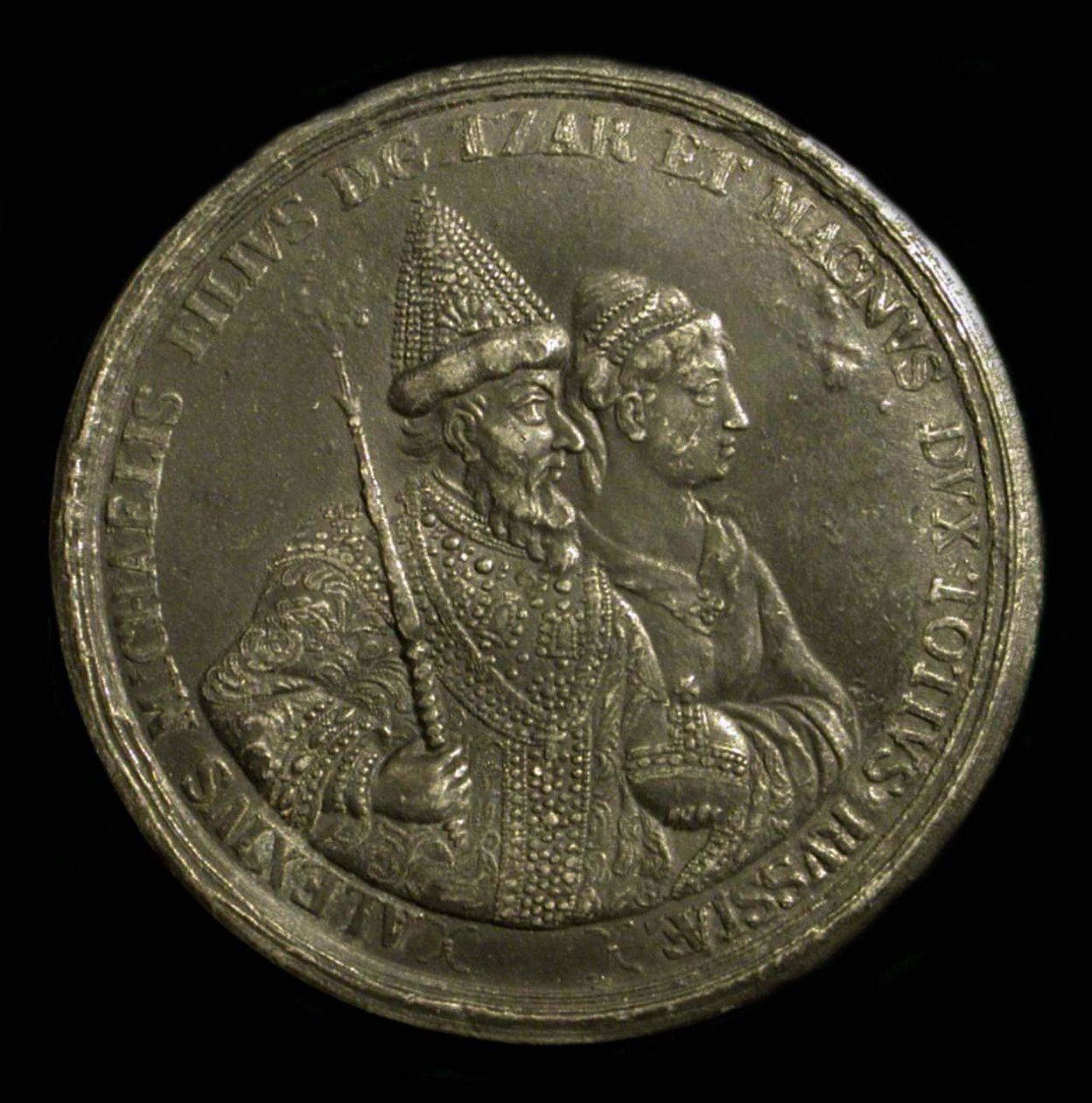 Medal Tsar Alexis I of Russia to celebrate the birth of Peter the Great by Unbekannt