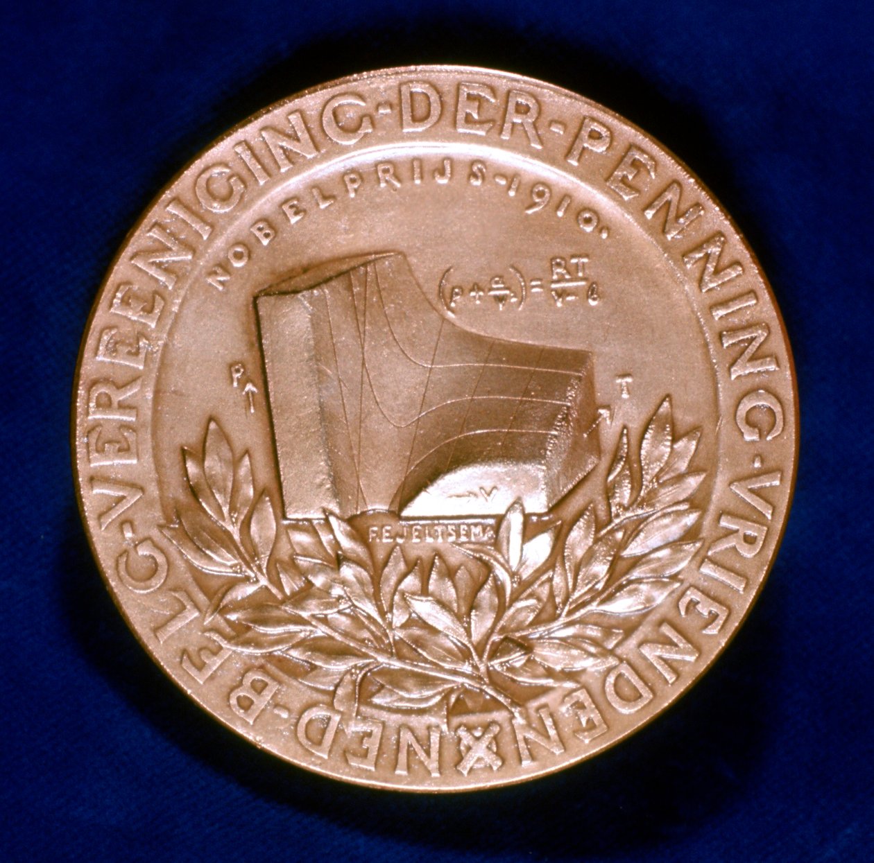 Medal Commemorating Dutch Physicist Johannes Diderik van der Waals by Unbekannt