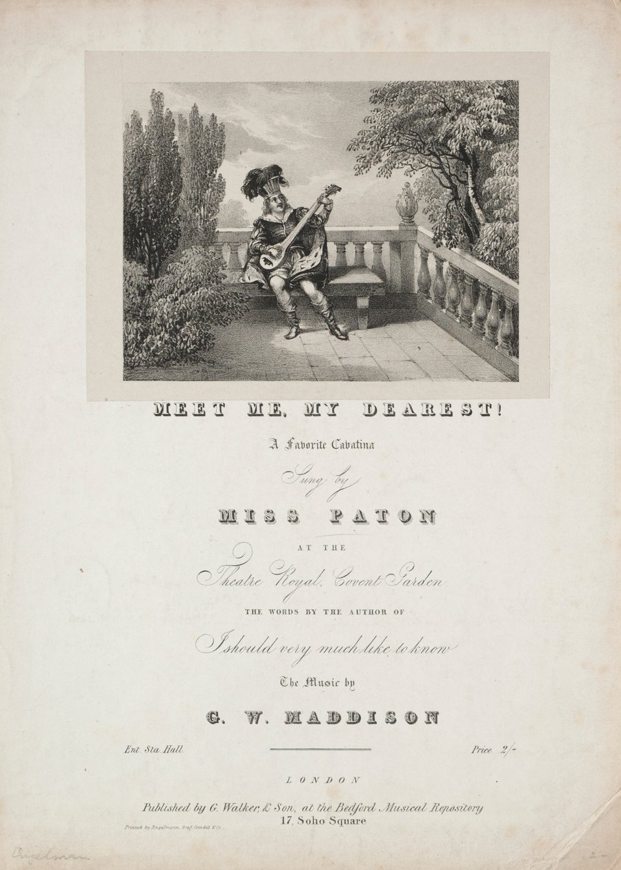 Meet Me, My Dearest!, 1800s by Unbekannt