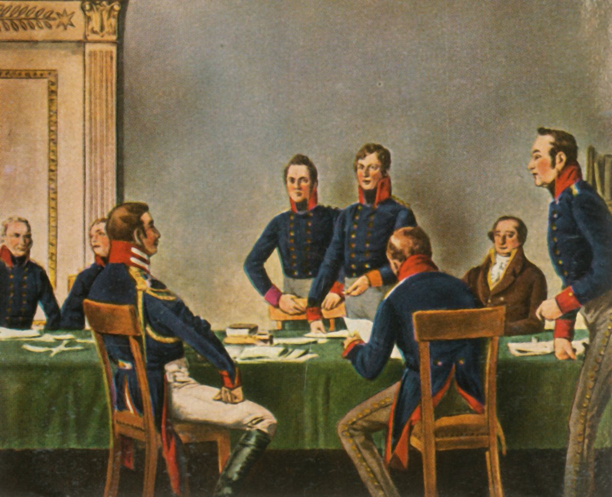 Meeting of the Reorganisation Commission in Königsberg, 9 July 1807 by Unbekannt