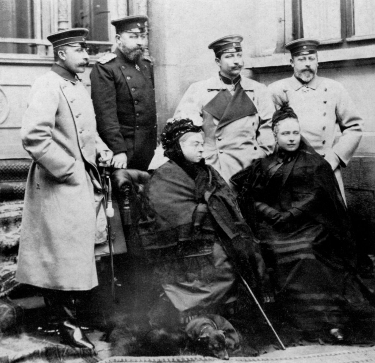 Members of the Royal Family at Coburg, Germany, April 1894 by Unbekannt