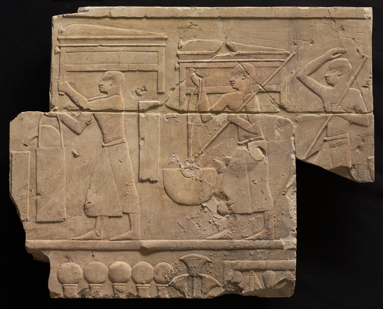 Men Bearing Tomb Equipment by Unbekannt