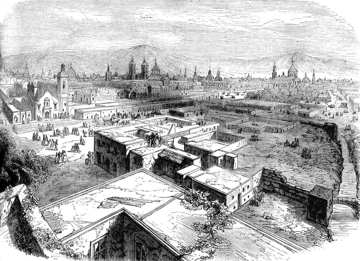 Mexico City, Mexico, mid 19th century by Unbekannt