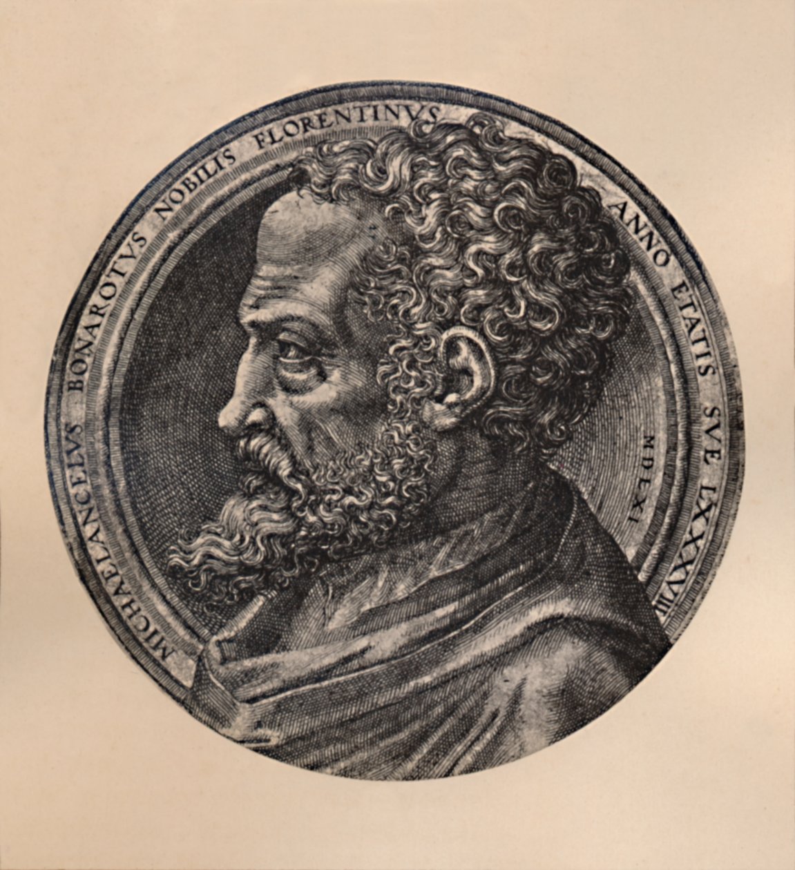 Michelangelo Buonarroti, Italian artist and architect, c16th century 1894 by Unbekannt