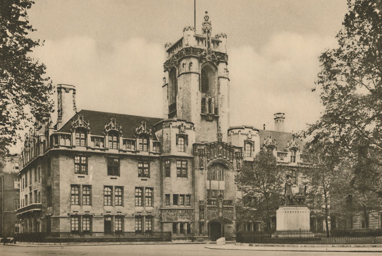 Middlesex Guildhall on the Site of the Ancient Sanctuary of Westminster by Unbekannt