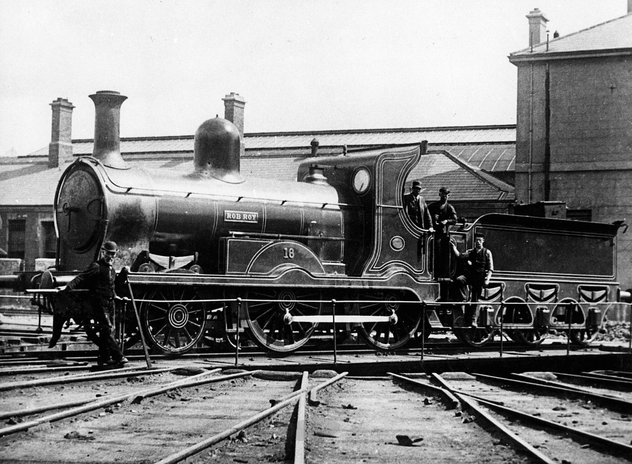 Midlands and Great Western Railway Ireland 2-4-0 Locomotive Rob Roy by Unbekannt