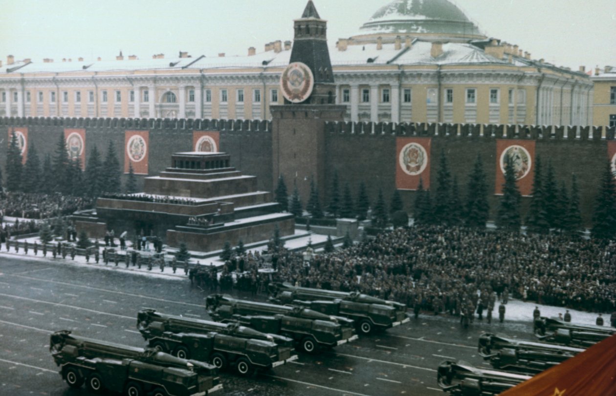Military Review, Red Square, Moscow by Unbekannt