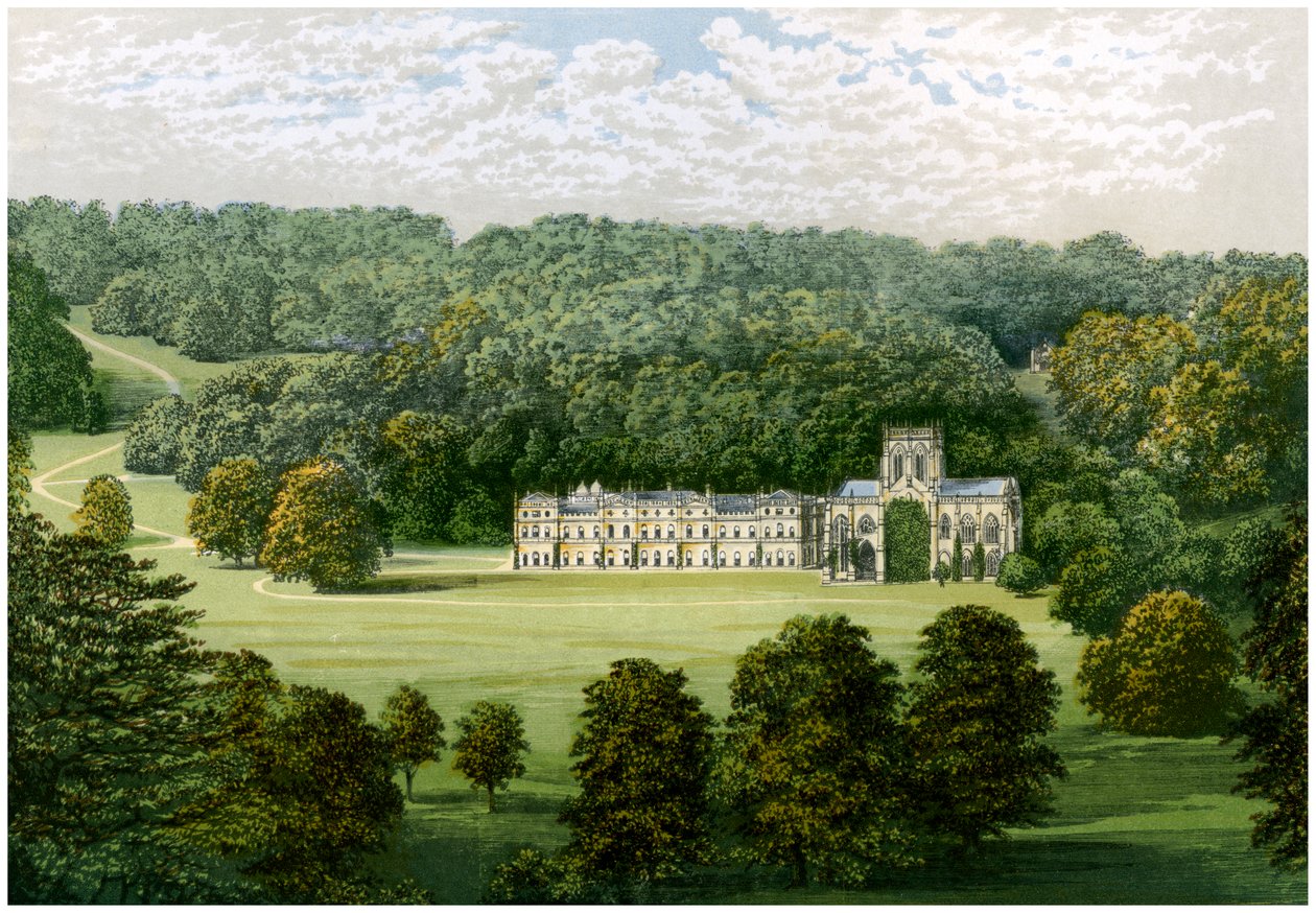 Milton Abbey, Dorset, home of Baron Hambro, c1880 by Unbekannt