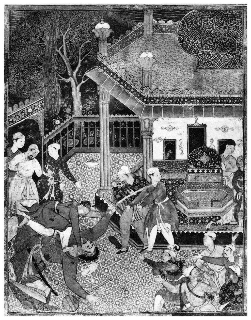 Miniature from the Dastan e-Amir Hamza by Unbekannt
