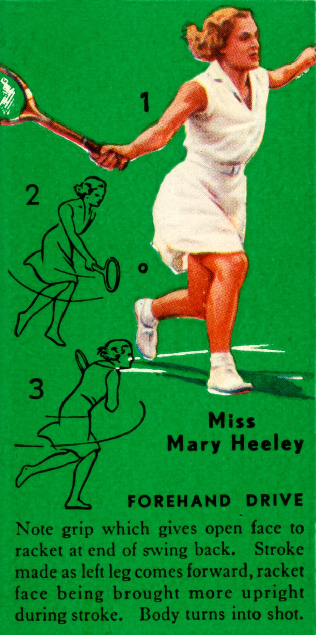 Miss Mary Heeley - Forehand Drive, c1935 by Unbekannt