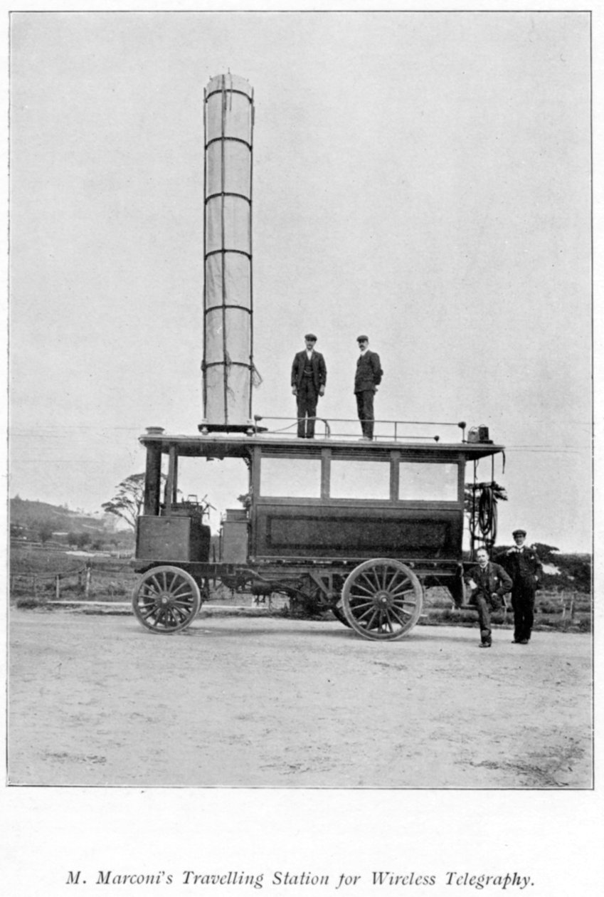 Mobile Radio Station Used by Marconi by Unbekannt