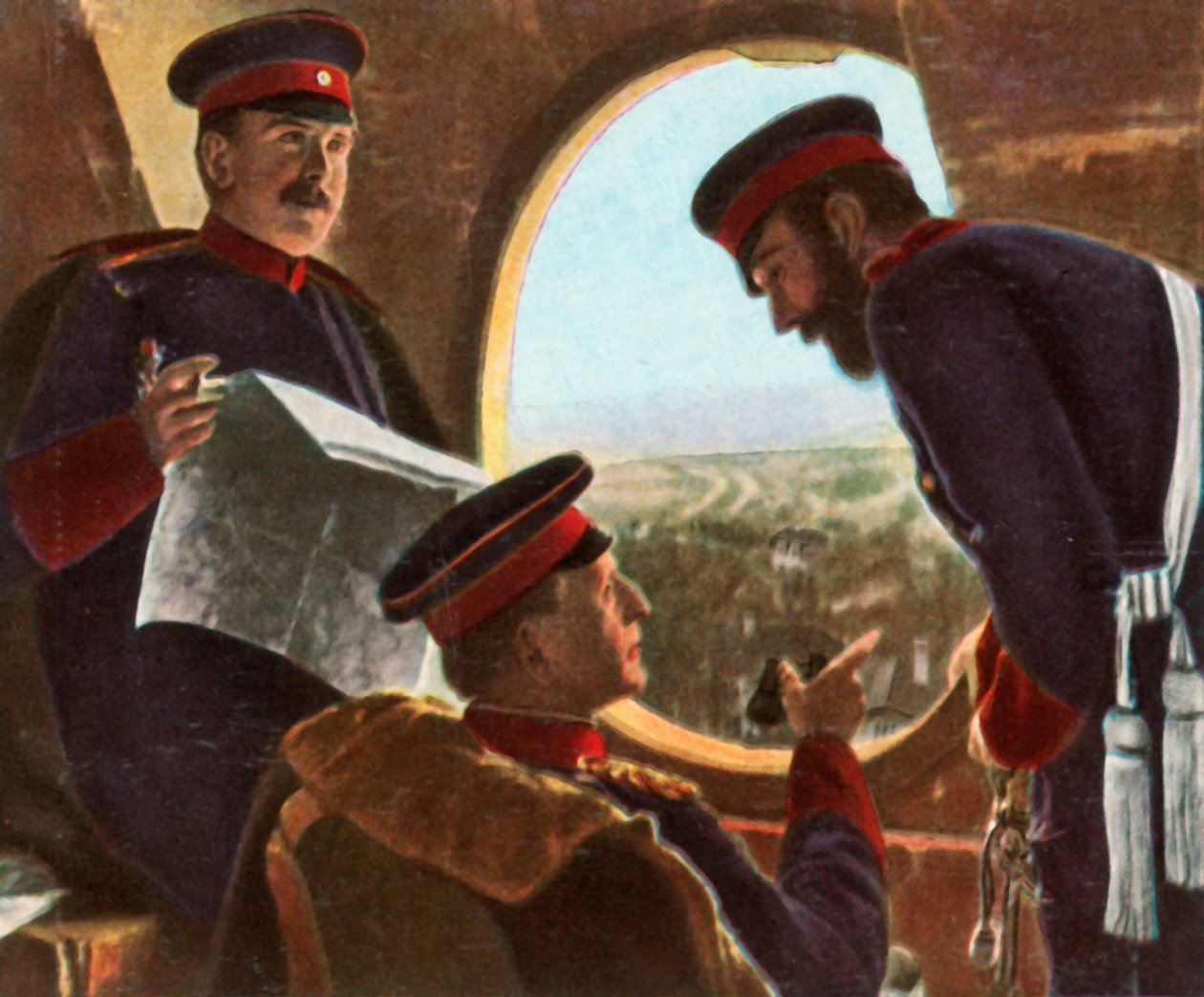 Moltke at Paris, September 1870 by Unbekannt