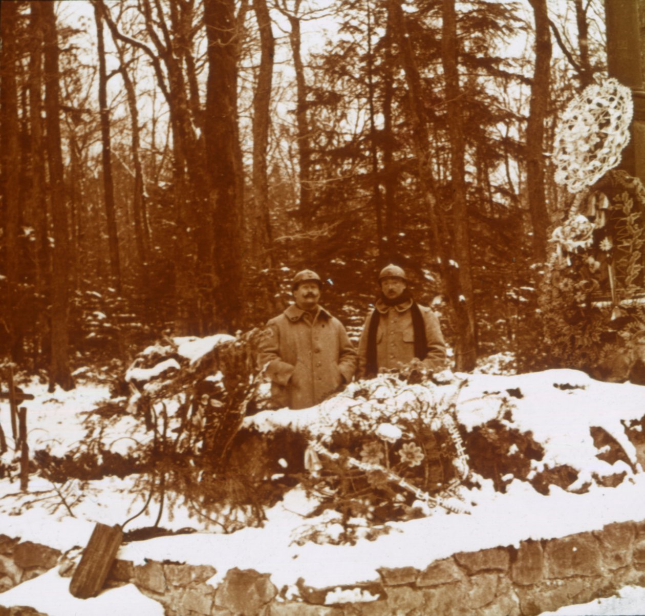 Monument of the Chasseurs, Col de la Chipotte, eastern France by Unbekannt