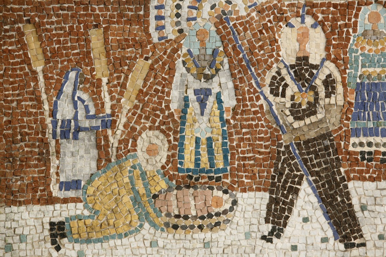 Mosaic Depicting Moses
