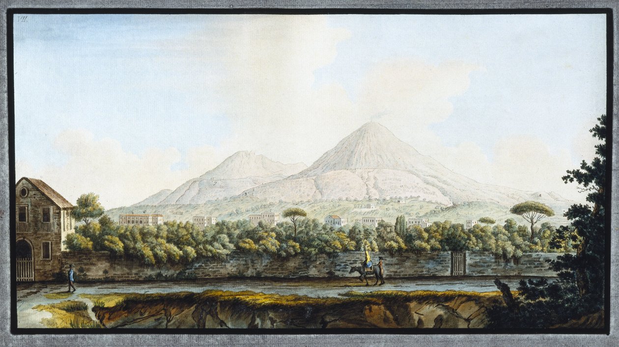 Mount Vesuvius, Kingdom of Naples, c 1767 by Unbekannt