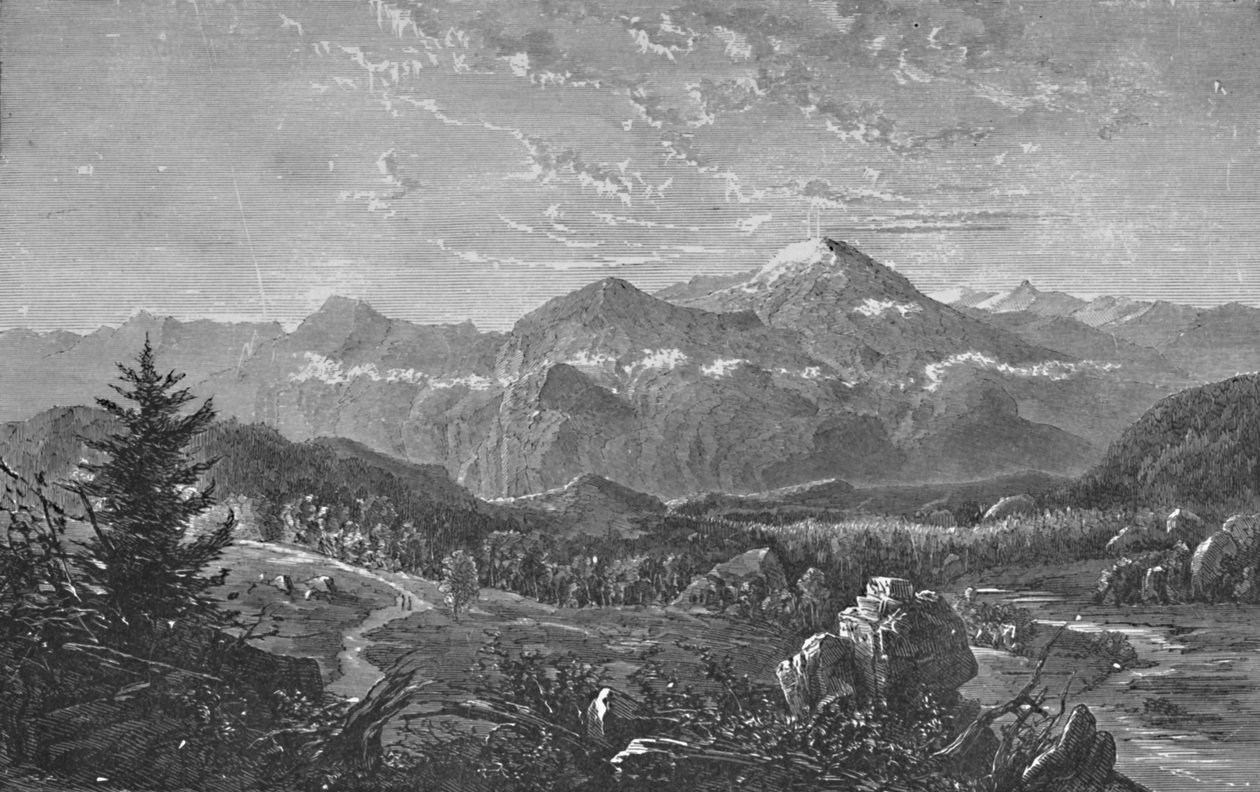 Mount Washington and the White Hills by Unbekannt
