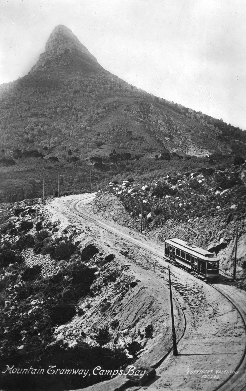 Mountain Tramway, Camps Bay, Cape Town, South Africa, 1917 by Unbekannt