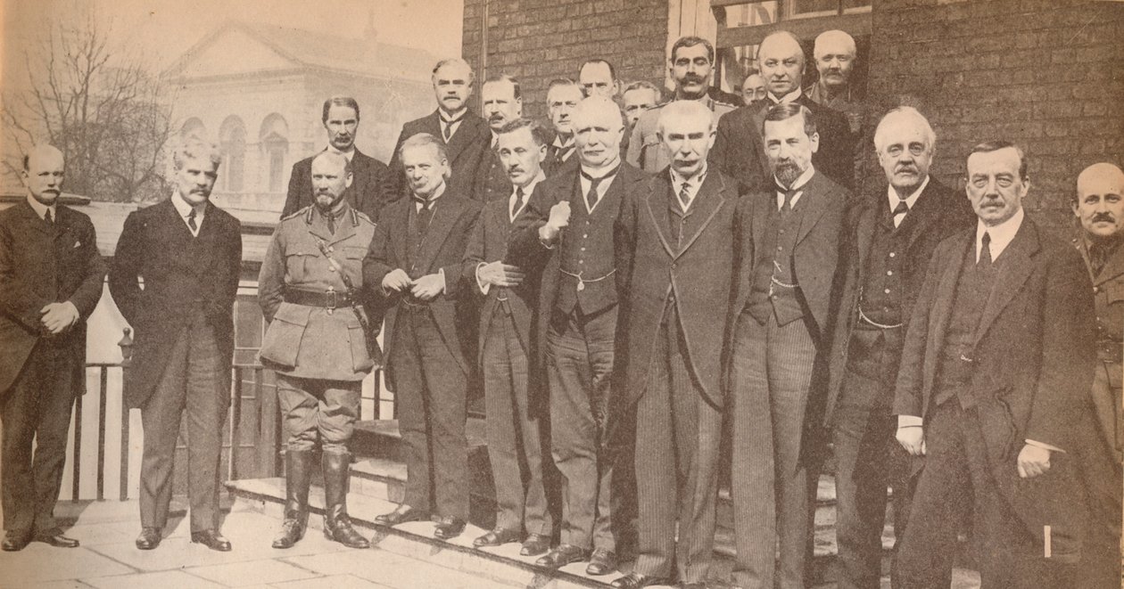 Mr. Lloyd George, Prime Minister, and some of his colleagues in 1917, c1917 by Unbekannt