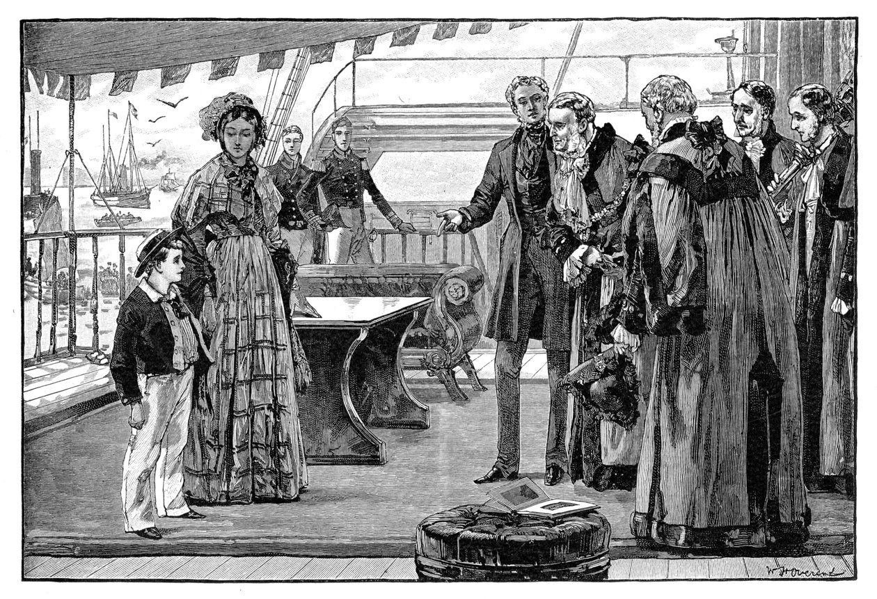 Municipal Dignitaries Introduced to the Prince of Wales, c1840s by Unbekannt