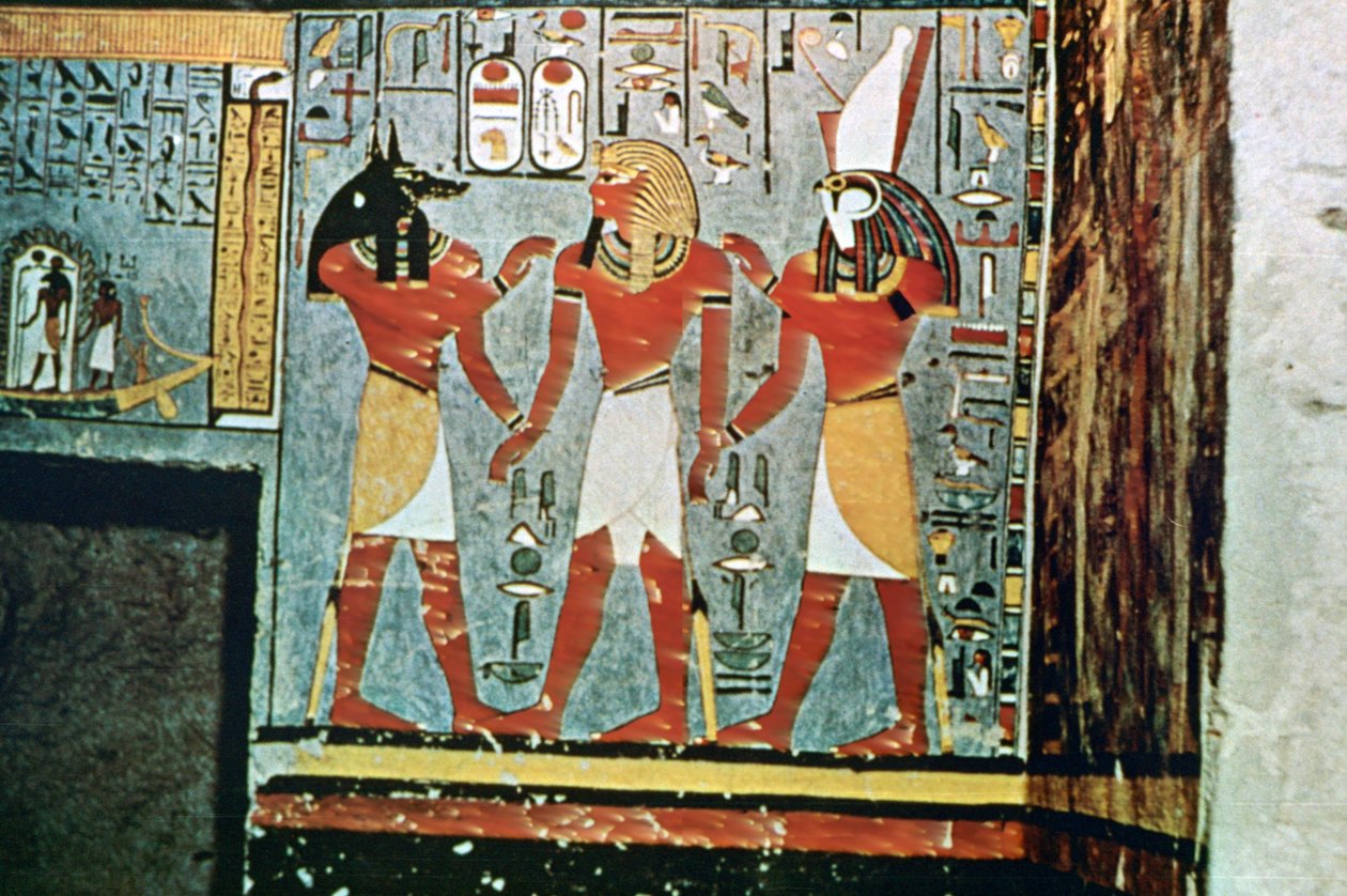 Mural from the Tombs of the Nobles, Thebes, Luxor, Egypt by Unbekannt