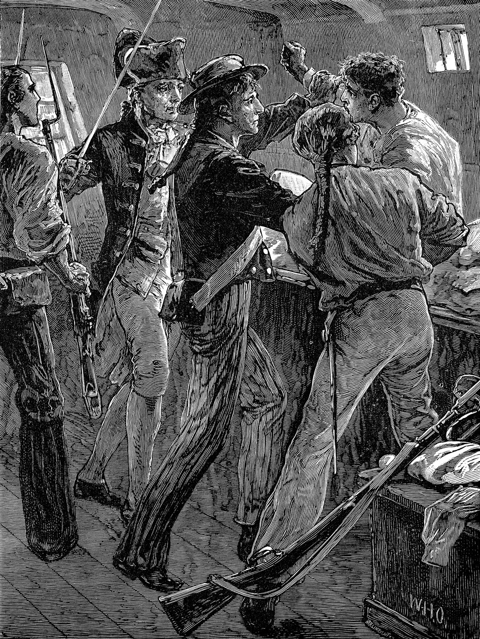 Mutiny of the crew of the Bounty, 1789 late 19th century by Unbekannt