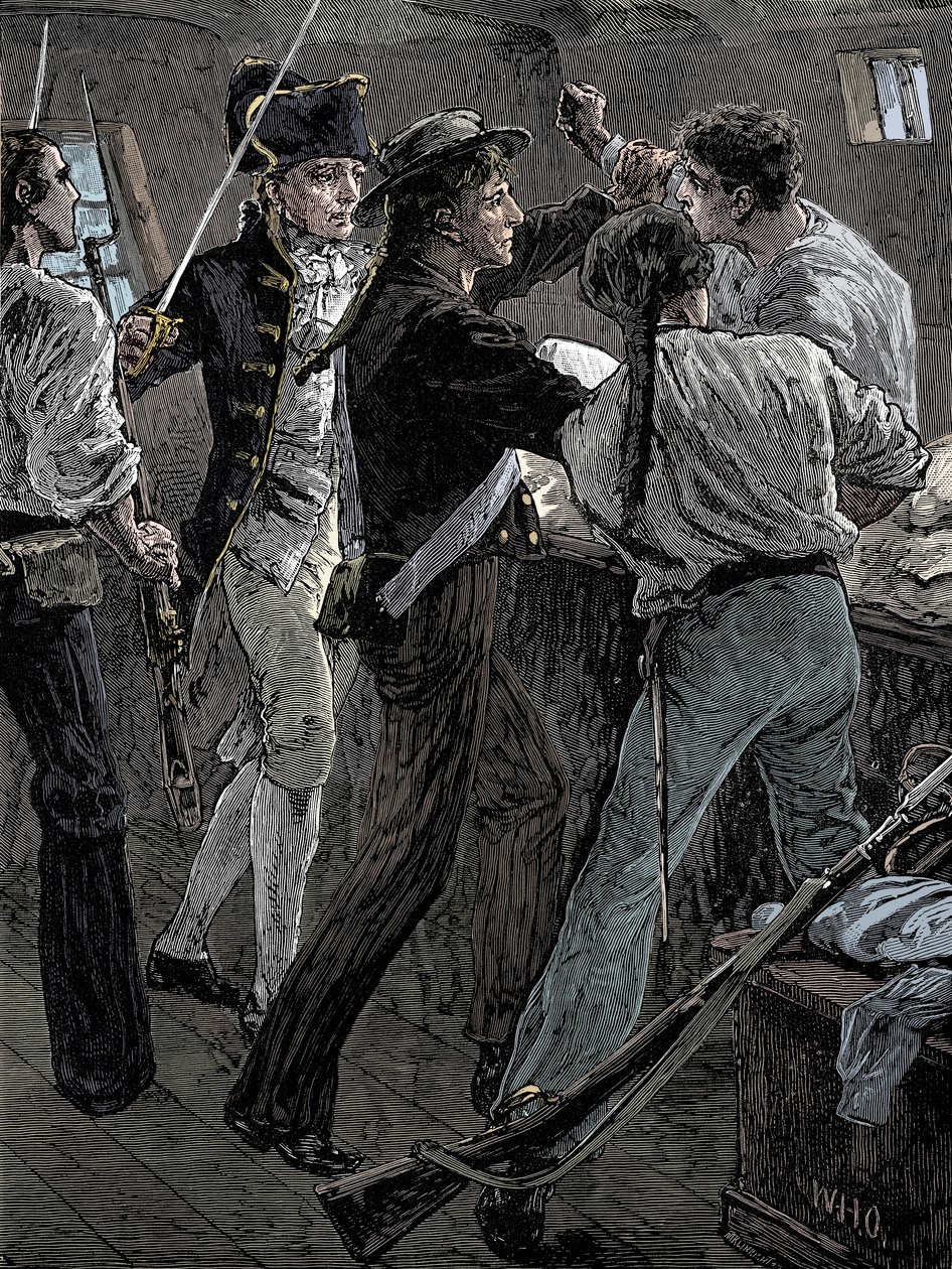 Mutiny of the Crew of the Bounty, 1789, late 19th century by Unbekannt