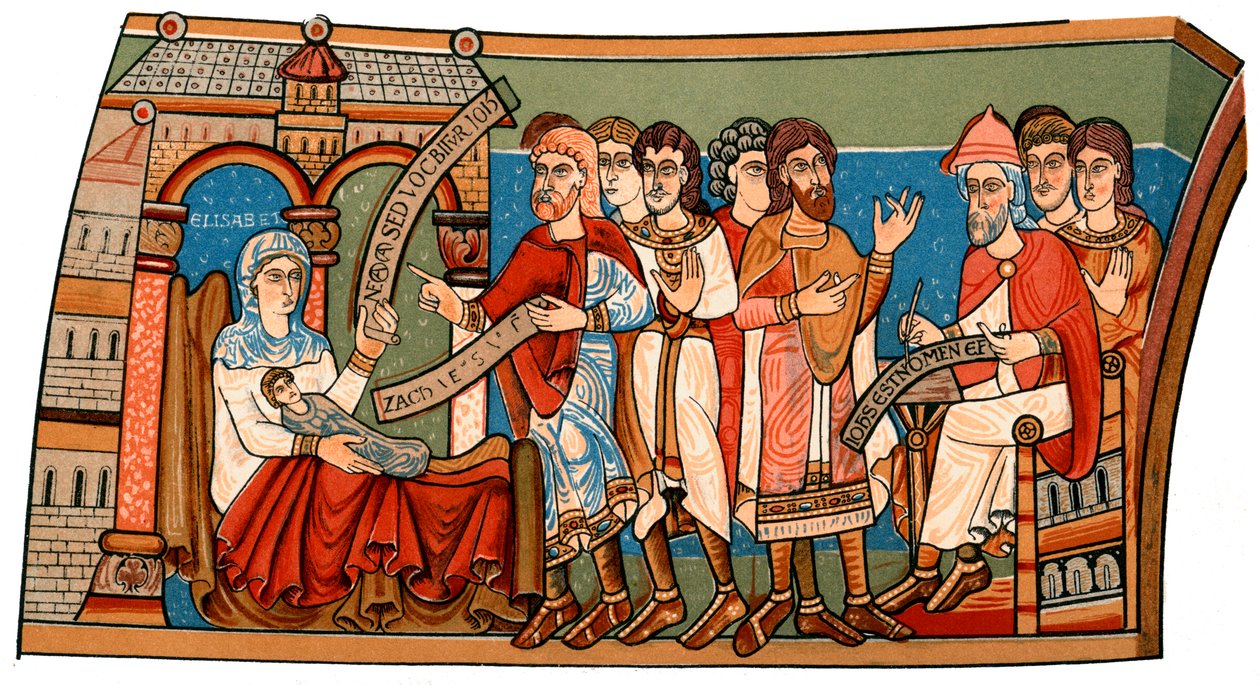 Naming of St John the Baptist by Unbekannt