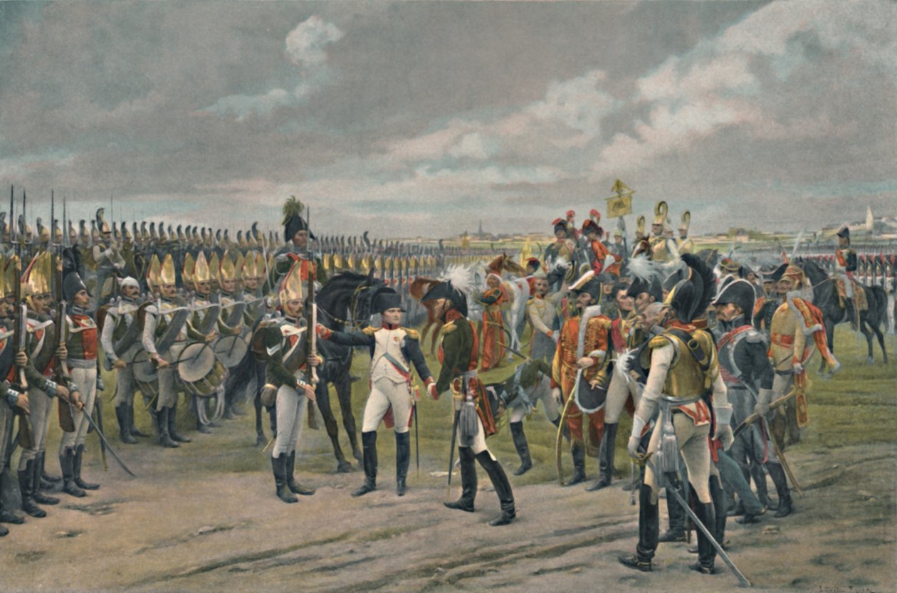 Napoleon Decorating The Russian Grenadier at Tilsitt