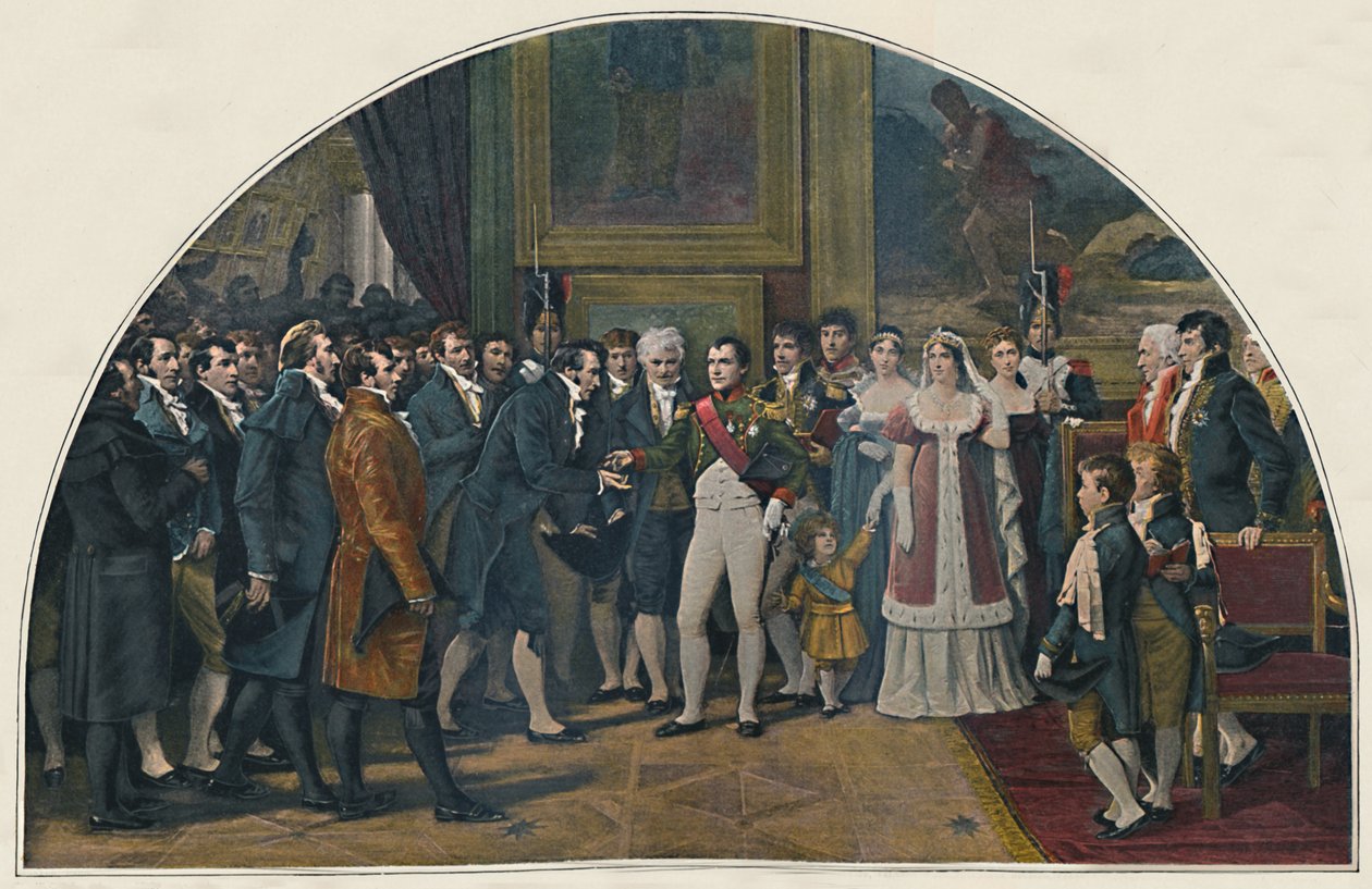 Napoleon Decorating the Artists, c1808, 1896 by Unbekannt