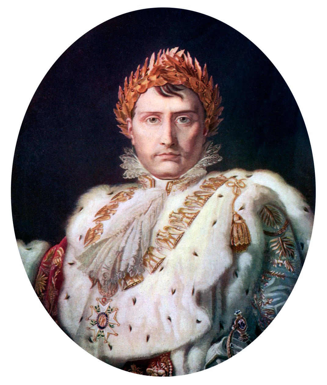 Napoleon I in his coronation robe, c1804, c1920 by Unbekannt