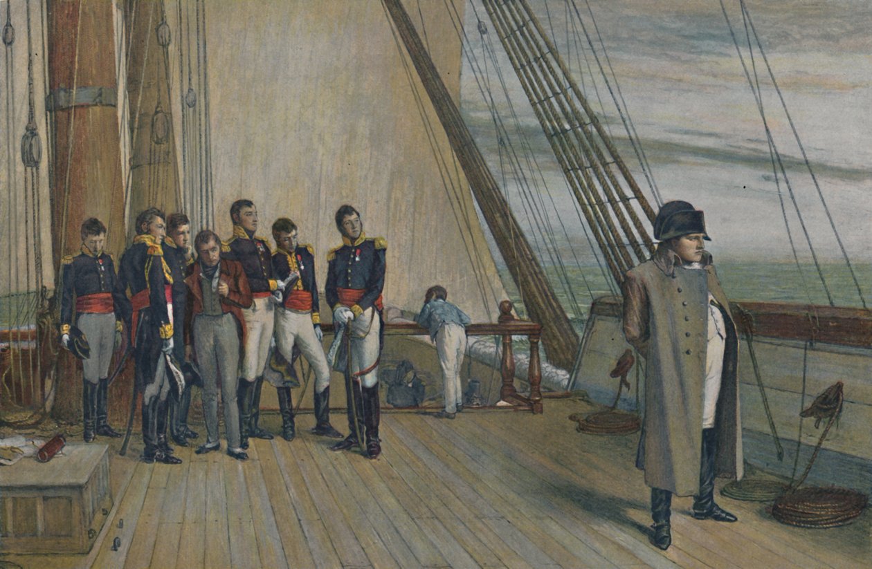 Napoleon on Board H.M.S. Bellerophon, July, 1815 by Unbekannt