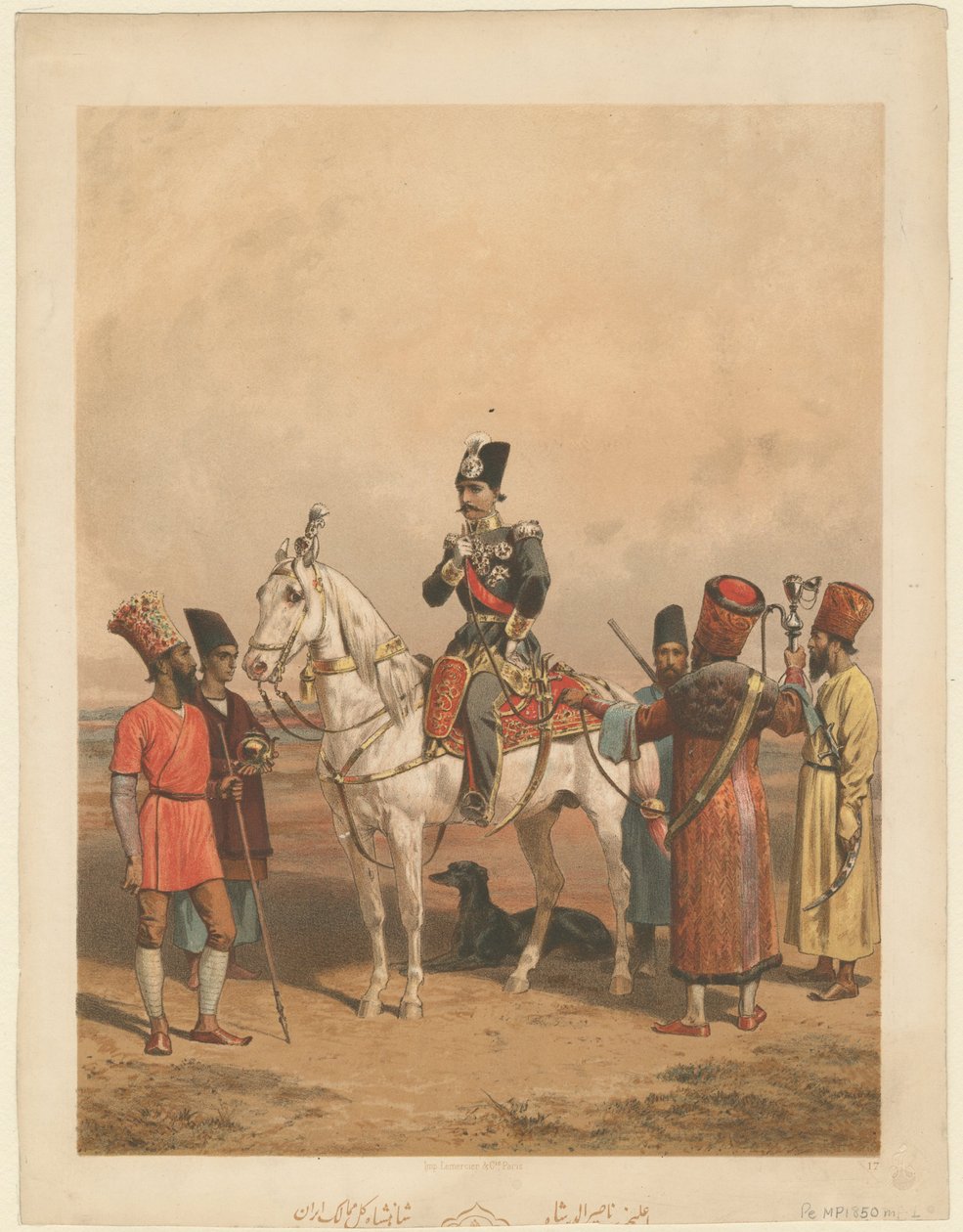 Nasser al-Din Shah Qajar, Shahanshah of Persia, c. 1850 by Unbekannt