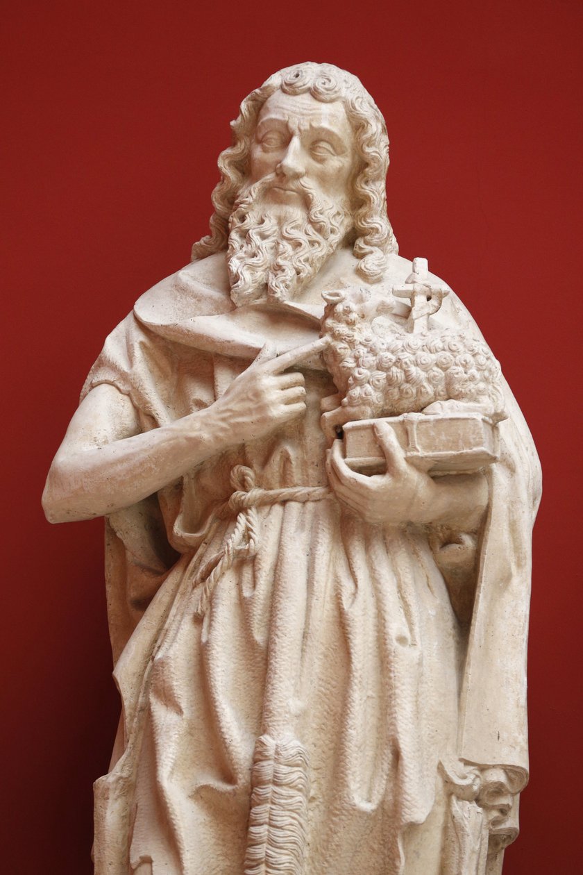 National Museum of French monuments. Sainte Chapelle, Chateaudun. Saint John the Baptist. Cast, Paris, France by Unbekannt