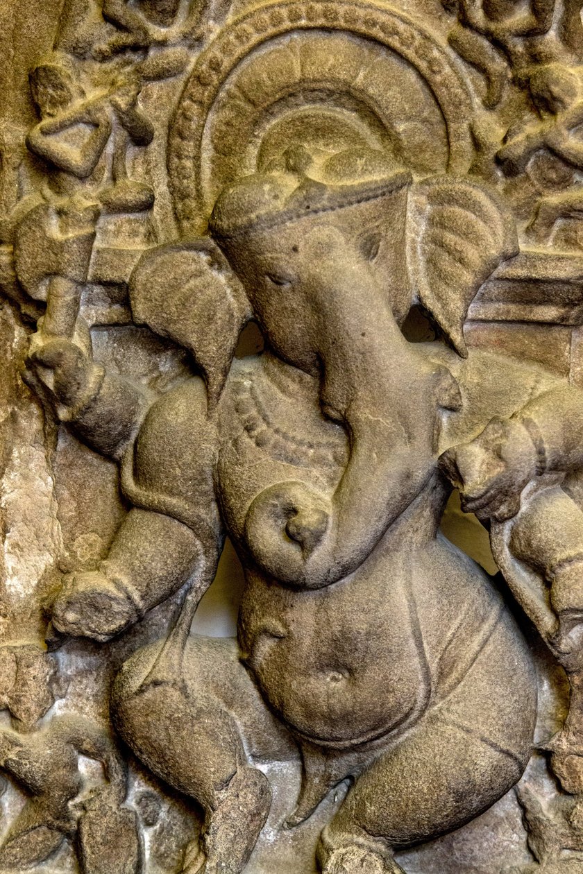 National museum of India, Delhi. Ganesh relief. (Detail) by Unbekannt