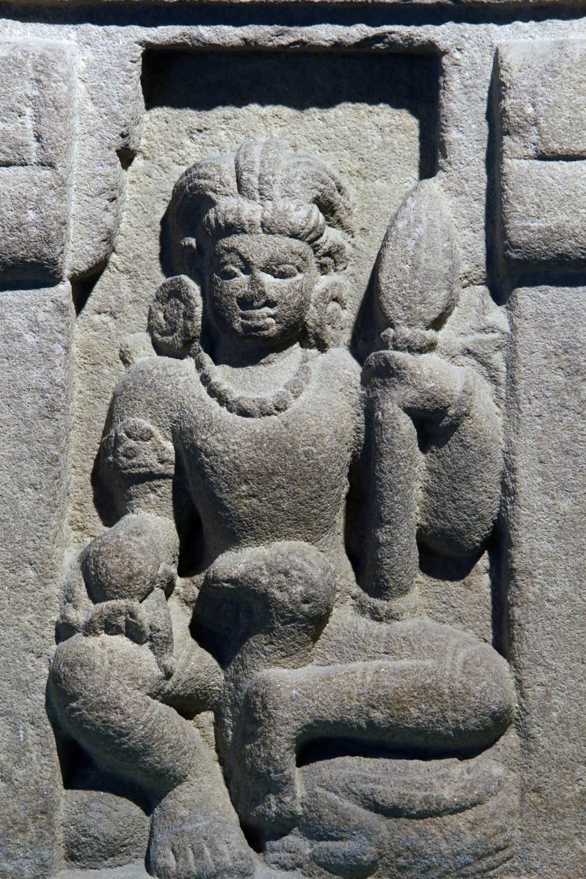 National museum of India, Delhi. Karttikeya. Gupta, 6th century A.D., Varanasi (Uttar Pradesh). Stone. (Detail) by Unbekannt