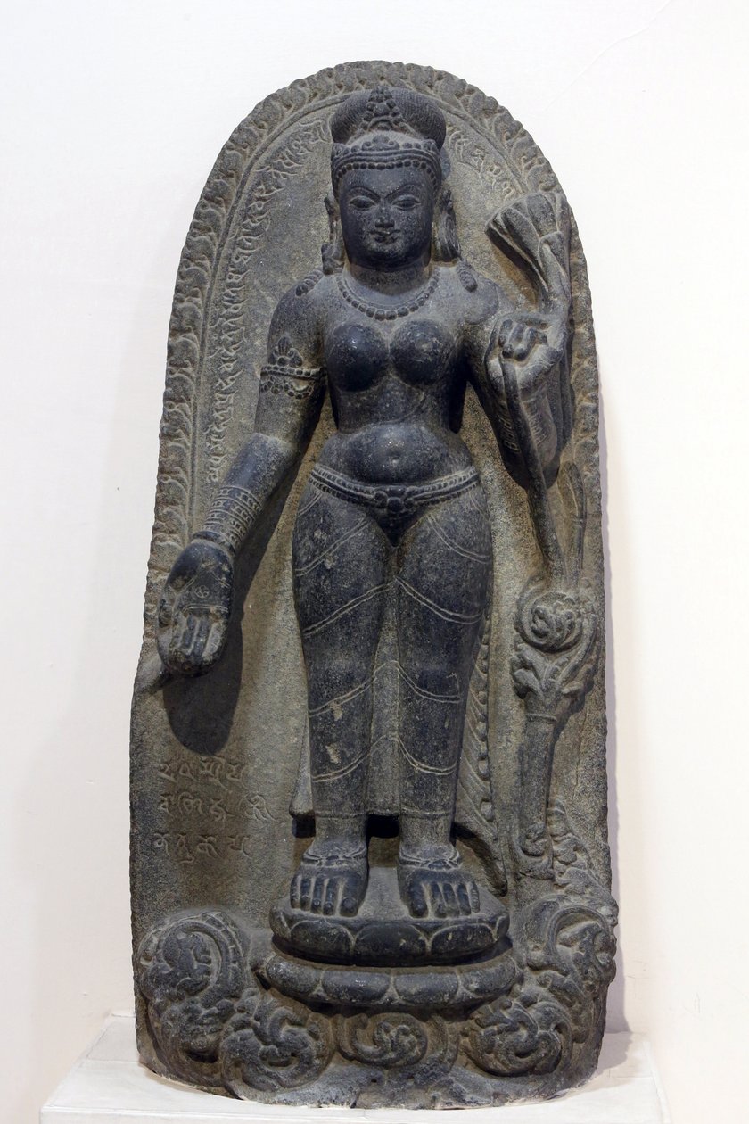 National Museum of India, Delhi. Tara. Pala, 8th century A.D., Bihar. Stone. India. by Unbekannt