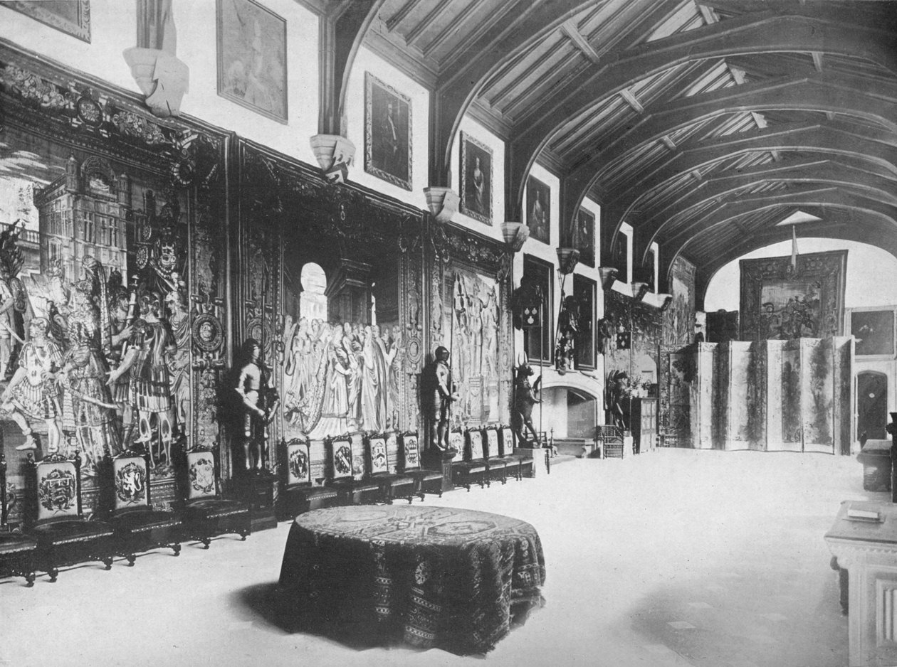 Naworth Castle, Cumberland - The Earl of Carlisle, 1910 by Unbekannt