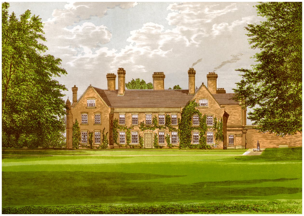 Nether Hall, Suffolk, home of the Greene family, c1880 by Unbekannt