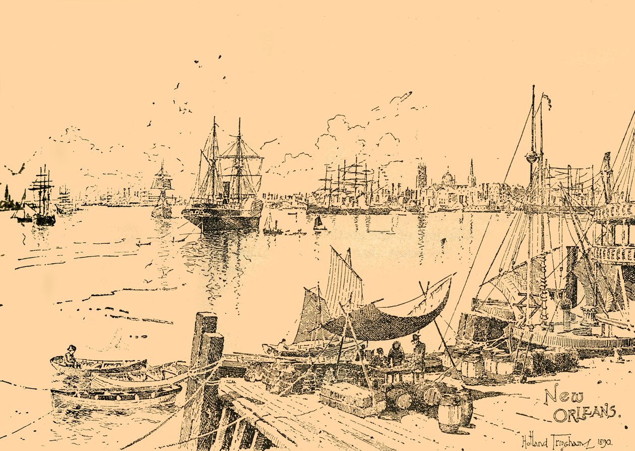 New Orleans, Louisiana, c1890 by Unbekannt
