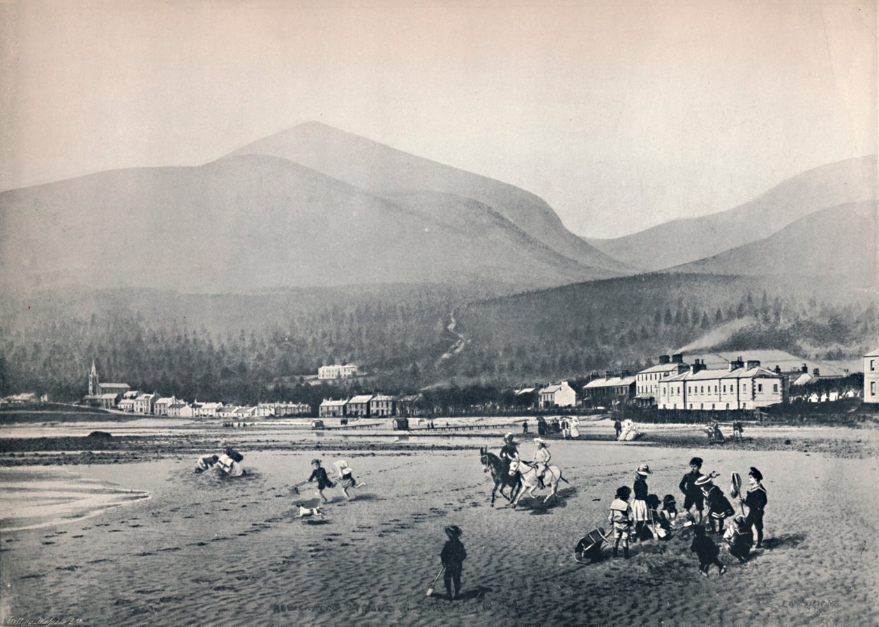 Newcastle, Co. Down - The Strand, with Slieve Donard, 1895 by Unbekannt
