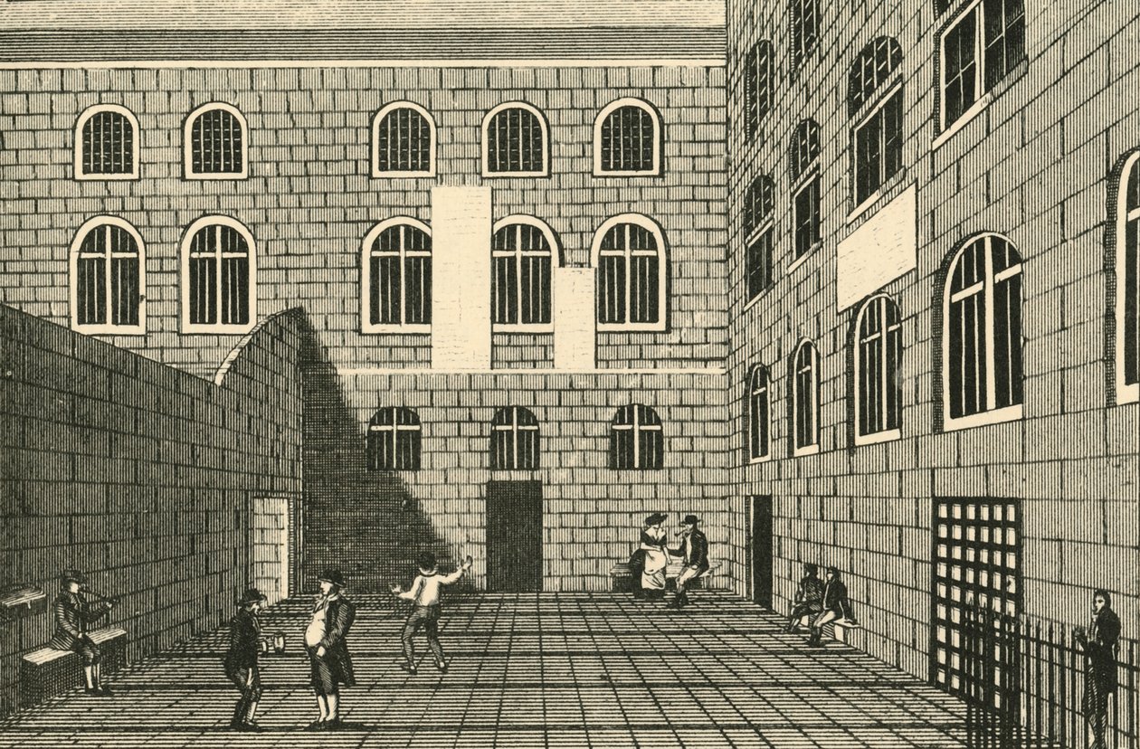 Newgate, Inner Court, 18th Century by Unbekannt