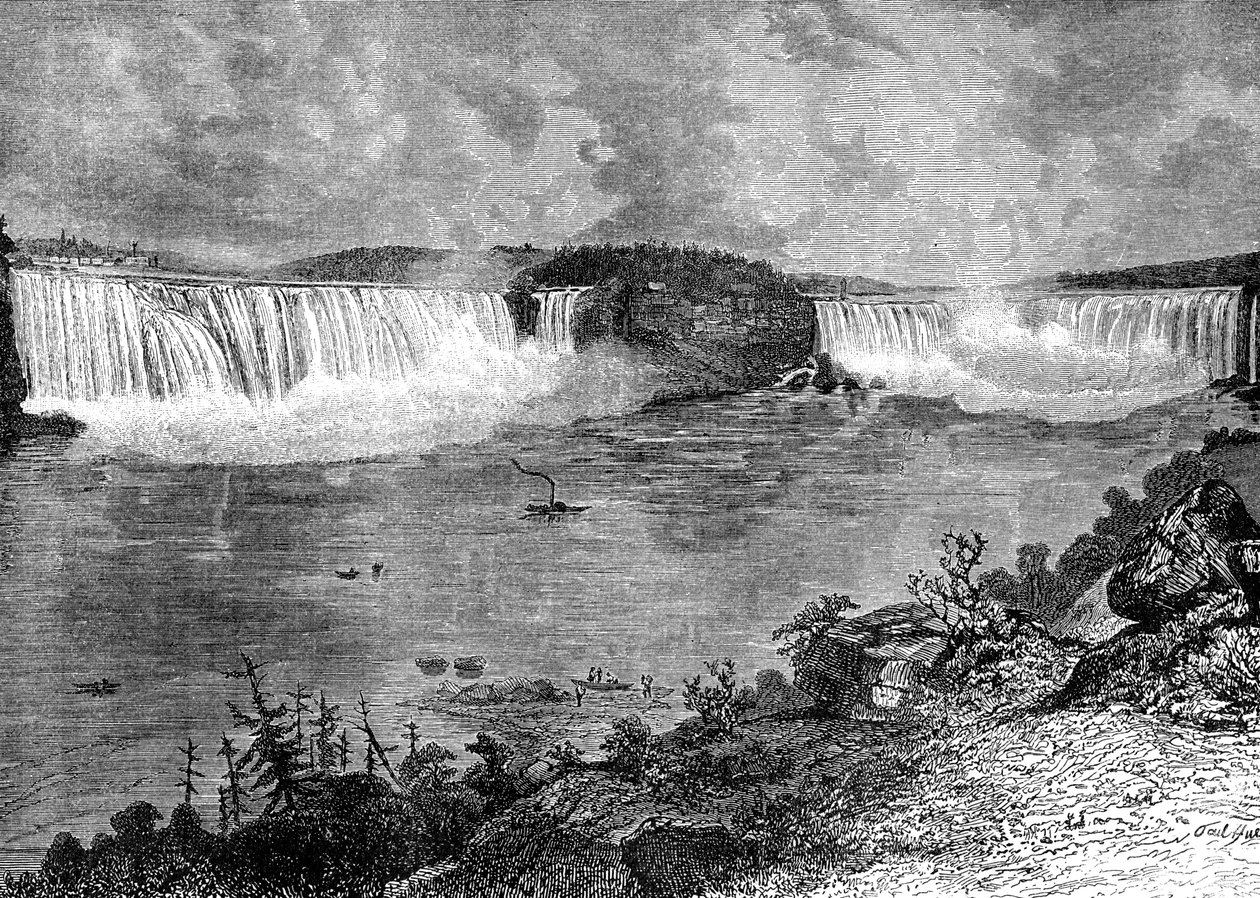 Niagara Falls, Canada, 19th Century by Unbekannt