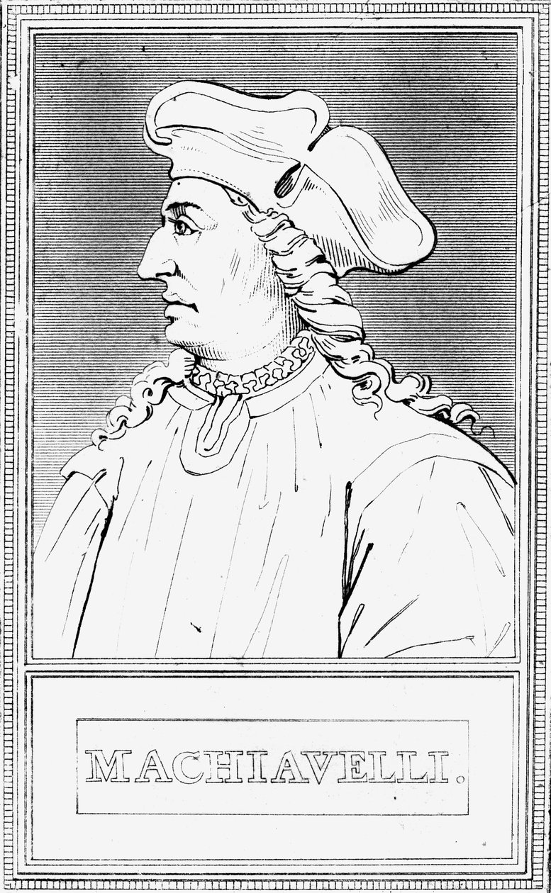 Niccolo Machiavelli, Italian Renaissance political philosopher by Unbekannt